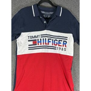 Tommy Hilfiger Shirt Boys X Large Pull Over Polo Type‎ Shirt XL(20/22) Vintage